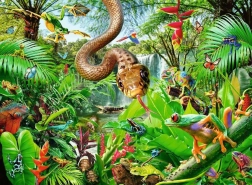 Ravensburger puzzle Reptile Resort 300 elementów