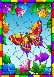 Puzzle Kryształowy motyl 1000 elementów
