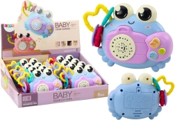 Krab aparat fotograficzny grzechotka Projektor dźwięki baterie niebieski