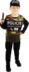 Dziecięcy kostium policjanta – eko opakowanie, rozmiar M