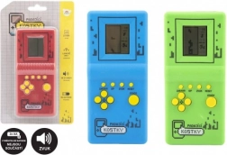 Elektroniczna gra Opadające kostki łamigłówka plastik 7x14,5 cm 3 kolory z dźwiękiem na baterie