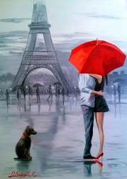 Enjoy Puzzle Paryż dla dwojga 1000 elementów