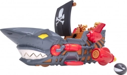 Piracki statek Teamsterz z motywem rekina i samochodzikiem