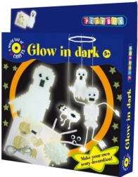 Świecące koraliki do prasowania Szkielety i duchy 1100 szt.