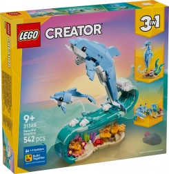 LEGO Creator 3w1 Zwierzęta morskie: wspaniały delfin
