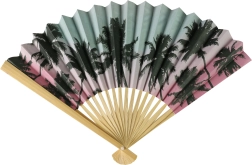 Dekoracyjny wachlarz z palmami