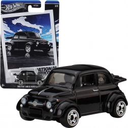 Hot Wheels National Icons – model auta Fiat 500 D Modificado (1960) 1:64, czarny