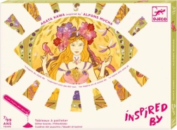 Świecący malunek - Ilustracje inspirowane Alfonsem Muchą