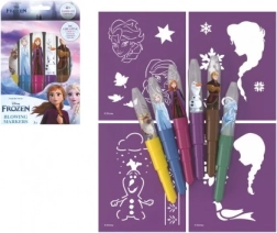 Pisaki dmuchane z szablonami Kraina lodu