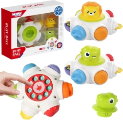 Woopie Kosmiczna Rakietowa Aktywna Kostka – Edukacyjna Sensoryczna Kostka 18m+