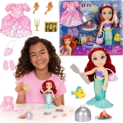 Minilalka DISNEY Mała syrenka Ariel 16 cm z akcesoriami