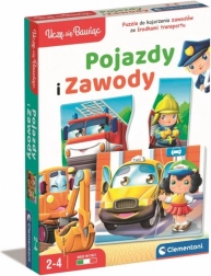 Układanka pojazdy i zawody