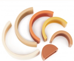 Bieco silikonowa składana tęcza Chocolate Bliss