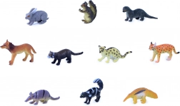 leśne zwierzęta mini zoo – zestaw 10 figurek w woreczku