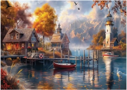 ANATOLIAN Puzzle Jesień nad jeziorem 1500 elementów