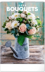 Kalendarz ścienny Bukiety 2026