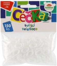 Świecące „céčka” 150 szt. – plastikowe łączniki