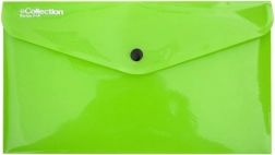 Koperta z zatrzaskiem zielona