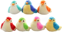 Pluszowy ptaszek z dźwiękiem 14 cm na baterie - 1 sztuka