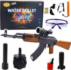 Karabin na kule wodne z akcesoriami i okularami ochronnymi