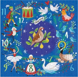 Galison puzzle Dwanaście dni Bożego Narodzenia