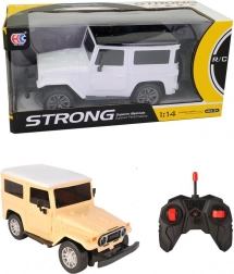 Samochód terenowy zdalnie sterowany ze światłami