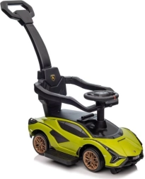Jeździk z prowadzącą rączką Lamborghini QLS-996T – Zielony