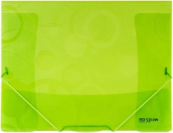 Teczka z gumką A4 NEO COLORI zielona