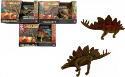 Dwustronny dinozaur ANIMAL WORLD 23 cm