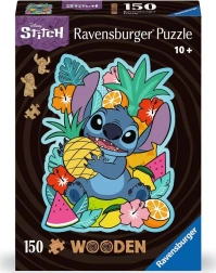 Ravensburger drewniane konturowe puzzle Disney: Stitch 150 elementów