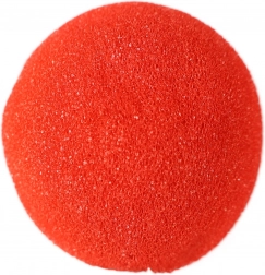 Piankowy nos klauna na karnawał i imprezy