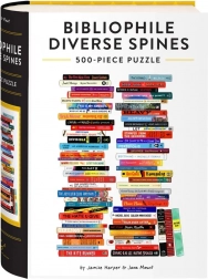 Chronicle Books puzzle Bibliophile: Diverse Spines 500 elementów