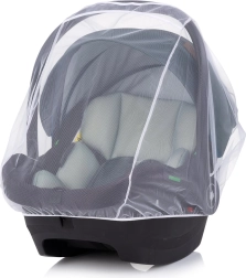 Uniwersalna moskitiera na fotelik samochodowy Chipolino biała