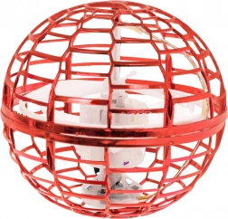 Latająca kula sterowana gestami z diodami LED – Czerwony