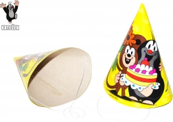 Imprezowa czapeczka z motywem Krecik i jego przyjaciele