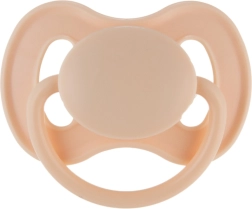Canpol babies gumowy smoczek wiśnia NUDE 6–18 m, kremowy