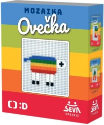Kolorowa mozaika Owca