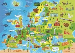 Educa puzzle Mapa Europy 150 elementów