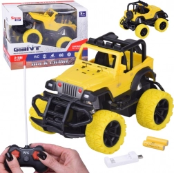 RC terenowe auto 1:36 z LED, gumowymi oponami i zdalnym sterowaniem