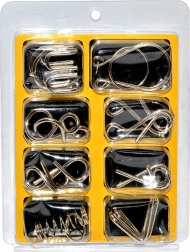 Zestaw metalowych łamigłówek 8 szt.