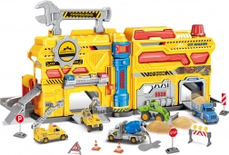 Przenośna stacja budowlana ze światłami i dźwiękami