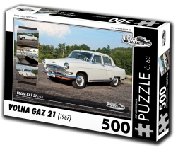 Puzzle Retro Samochody Wołga GAZ 21 (500 elementów)