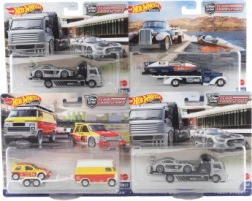 Hot Wheels ciężarówka i wyścigówka
