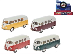 Metalowy model Volkswagen Classical Bus 1962 1:32 z napędem typu pull-back