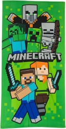 Dziecięcy ręcznik kąpielowy Minecraft Swordfight 70 × 140 cm