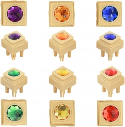 Masterkidz akrylowe kolorowe diamentowe klocki do tablicy STEM, 72 sztuki