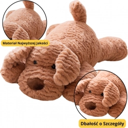 Pluszowy piesek beżowy 30 cm