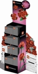 lego botanicals display slim – zestaw kwiatów