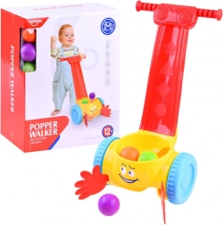 Muzyczny chodzik z łapaczem piłeczek