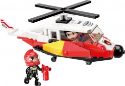 Ratunkowy helikopter QMAN MINE CITY FIRE LINE – zestaw konstrukcyjny 91 elementów
